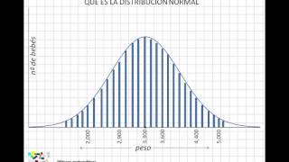 01 Qué es la distribución normal [upl. by Surtimed157]