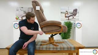 How To Assemble Your GFA Swivel Recliner Chair [upl. by Arette]