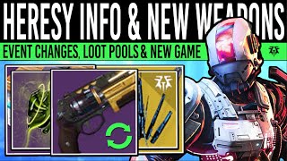 Destiny 2 NEW HERESY CHANGES amp LOOT POOLS Event Update Fixed Items New Title Info Bugs amp More [upl. by Erised]