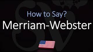 How to Pronounce Merriam Webster CORRECTLY [upl. by Vivie]