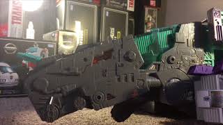 Transformers Titans Return 2 Metroplex vs Trypticon Stop Motion [upl. by Ennayar253]