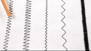 How To Sew a Zig Zag Stitch Tutorial [upl. by Ludewig318]