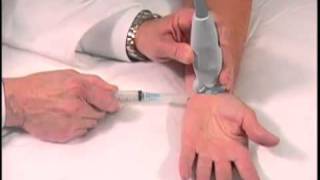 How To Ultrasound Guided Carpal Tunnel Injection 3D Video [upl. by Omlesna]