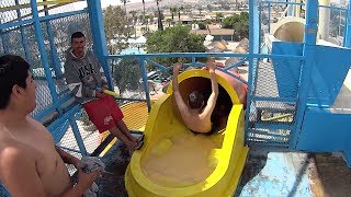 Bowl Water Slide at Albercas El Vergel [upl. by Nosecyrb632]