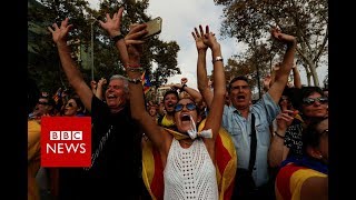 BREAKING NEWS Catalonia Declares Independence  BBC News [upl. by Bekelja]