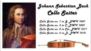 Johann Sebastian Bach  Cello suites in 432 Hz great for reading or studying [upl. by Gschu311]