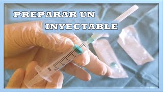 Aprende a PREPARAR un INYECTABLE [upl. by Dry843]