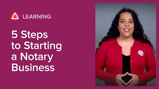 5 Steps to Starting a Notary Business [upl. by Kondon]