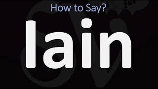 How to Pronounce Iain CORRECTLY [upl. by Eadnus814]