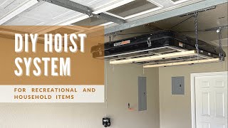 DIY Hoist System Rooftop Tents Kayaks Jeep Tops Ladders etc [upl. by Aelem]