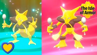 HOW TO Evolve Kadabra into Alakazam in Pokémon Sword and Shield [upl. by Anem576]