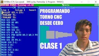 Programando torno CNC desde cero Parte 1 Preparativos [upl. by Jackie336]