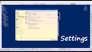 Catia V5  Specification Tree  Settings amp Customizations [upl. by Ayikahs19]