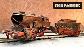 1945s abandoned train restoration  Antique rusty locomotive [upl. by Eleik991]