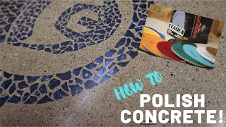 Polishing a Concrete Countertop [upl. by Carlotta]