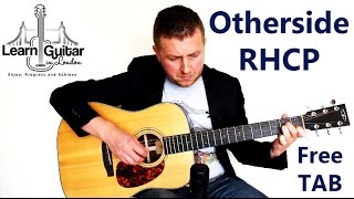 Otherside  Fingerstyle Guitar Tutorial  Red Hot Chili Peppers  Part 1 [upl. by Esorrebma]