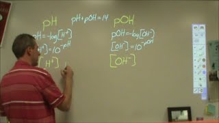 calculating pH pOH H OH equations and samples [upl. by Ten]