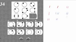 IQ TEST matrix 34 SOLVED AND EXPLAINED [upl. by Goulder]