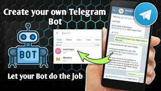 How to create Bot on Telegram [upl. by Atilrep]