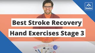 Best Stroke Recovery Hand Exercises  Stage 3 [upl. by Sassan668]