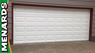 How To Install a Garage Door  Menards [upl. by Eluk600]